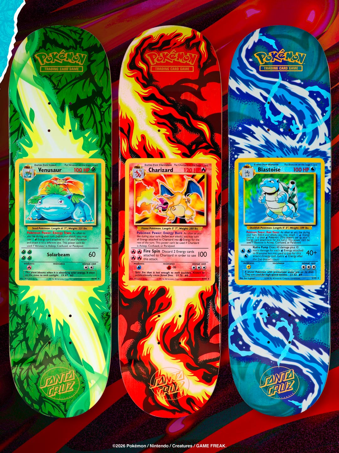 SANTA CRUZ × Pokémon の ポケモン 30周年を記念コレクションが登場