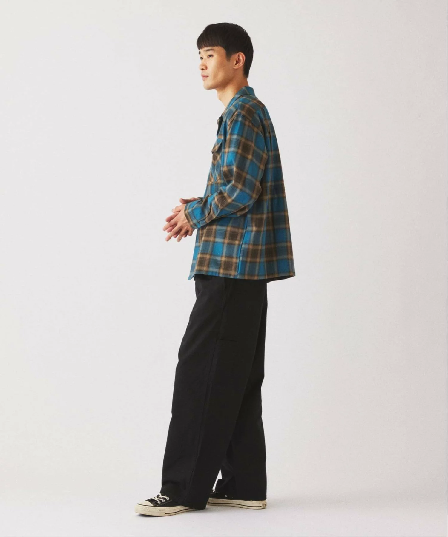 JOURNAL STANDARD relume 26FW『先染めオンブレチェック ネルオープンカラーシャツ』がオンラインにて発売開始