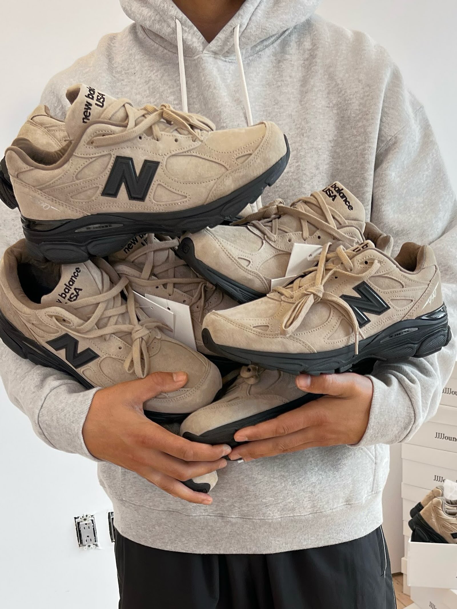 JJJJound × New Balance 990v3 “Suede”