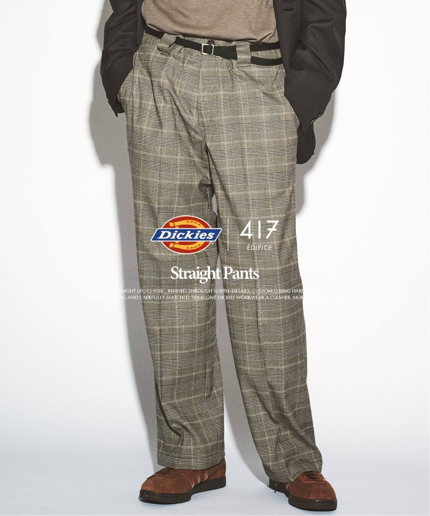 417 EDIFICE × Dickies 26FW『Straight Pants』のオンライン先行予約が開始