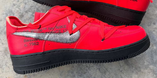 Off-White™ × NIKE AIR FORCE 1 LOW “Overlace” が公開
