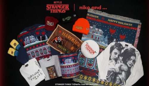niko and ... × Stranger Things の第3弾コラボンコレクションが発表