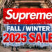 Supreme 2025年秋冬セールが海外で1月15日(木)より開催予定